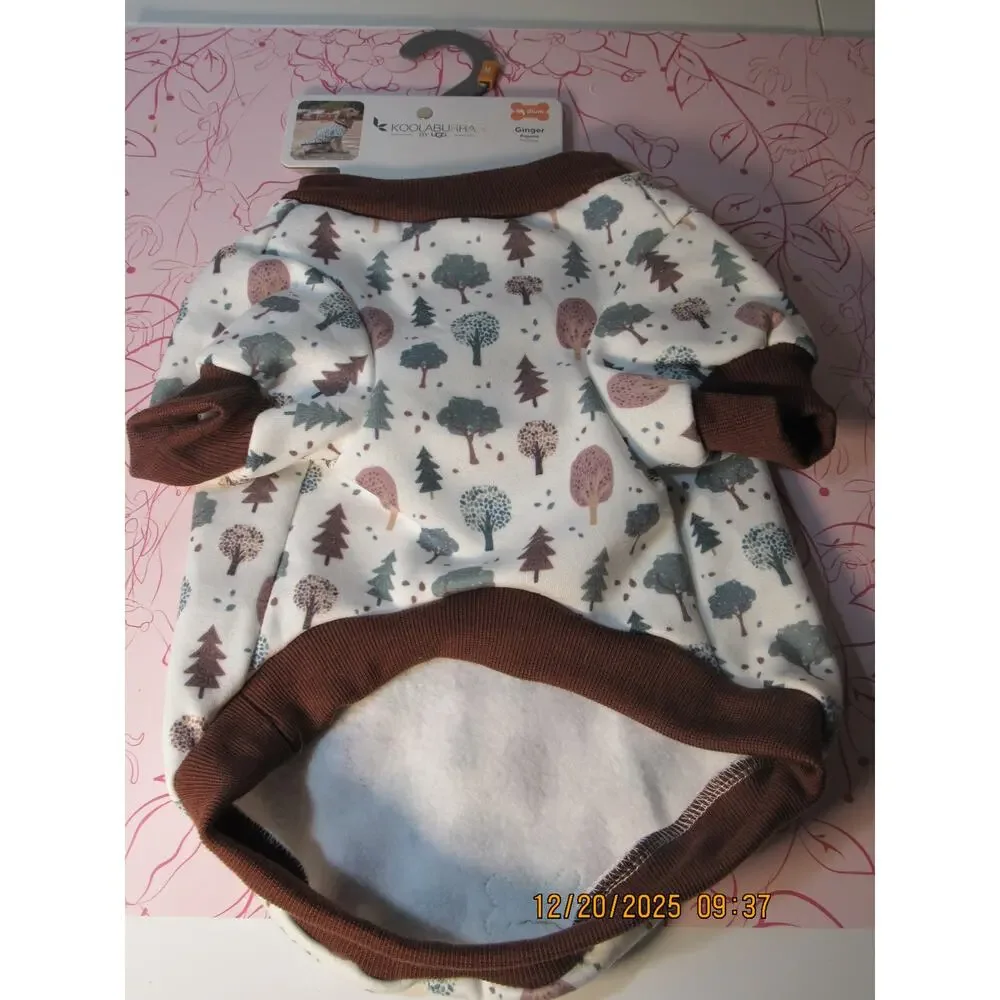 Koolaburra Dog Shirt - Tree theme, size medium new/tags